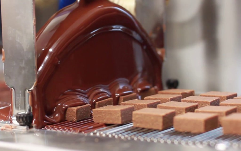 enrobage des chocolats