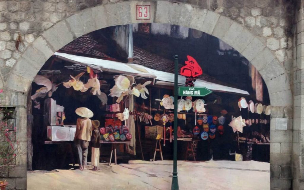 rue hang ma hanoi