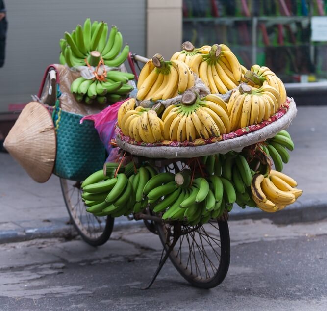 vélo bananes