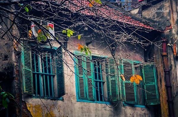 portrait du vieux quartier de hanoi vietnam